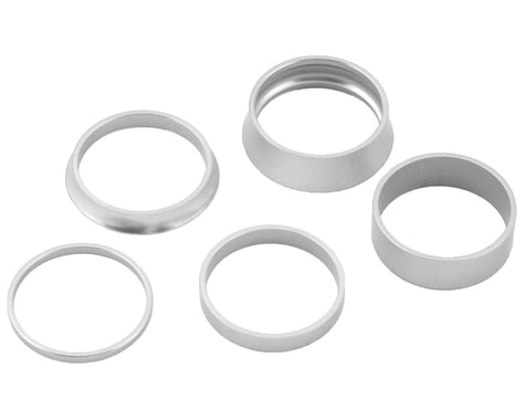 White Industries Headset Spacers (Silver) (1-1/8")
